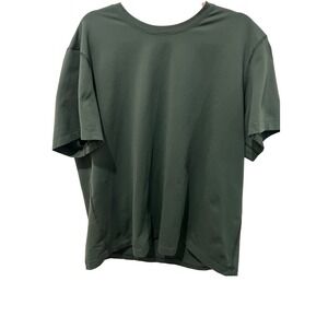 Men's Short Sleeve T-Shirt Casual Athletic‎ Gym Workout Tee Olive Green